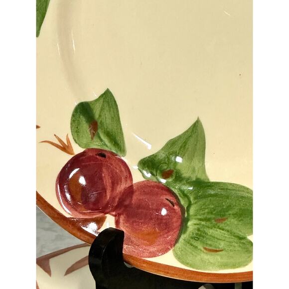 Franciscan Vintage Red Apple 1995 England 8" Salad Dessert Plates-Set of 3 - Picture 4 of 6